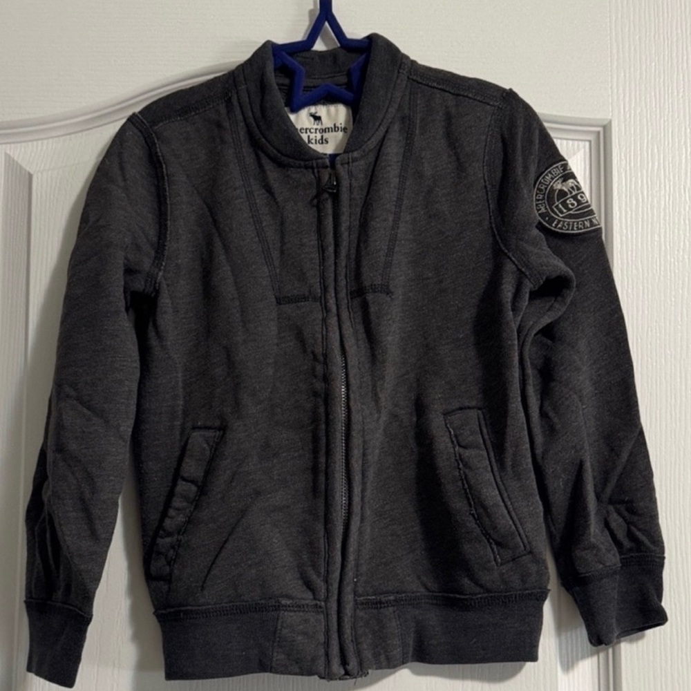 Abercrombie Kids Dark Gray Logo Sweatshirt